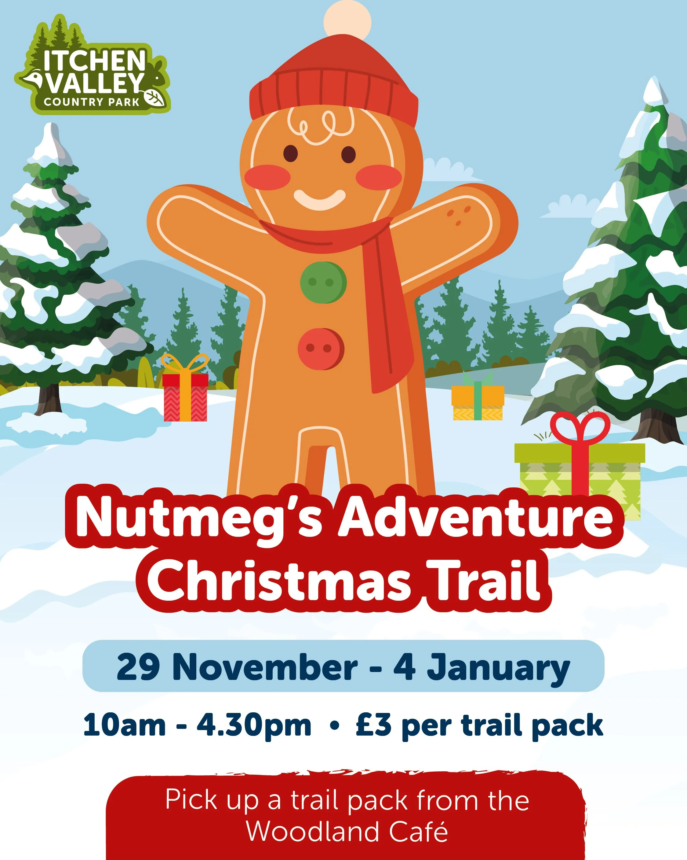 フィリックス Christmas EveL interpark インターパーク Nutmeg's Adventure - Christmas Trail | Itchen Valley Country Park